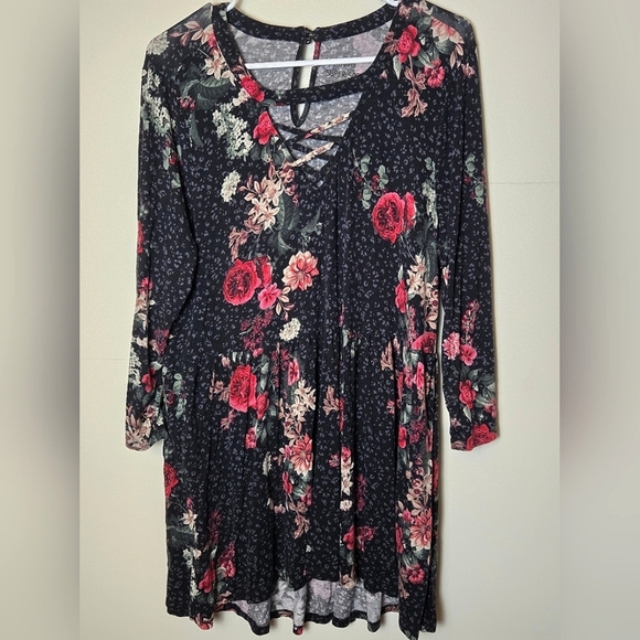 Torrid Soft Knit Lightweight Midi Dress Blouse, Size 1X 16/18 - Picture 1 of 3